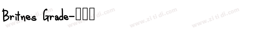 Britnes Grade字体转换
